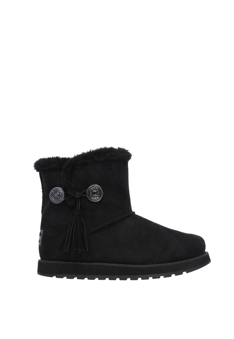 Skechers Ghete fara inchidere din piele intoarsa ecologica Keepsakes Tribute