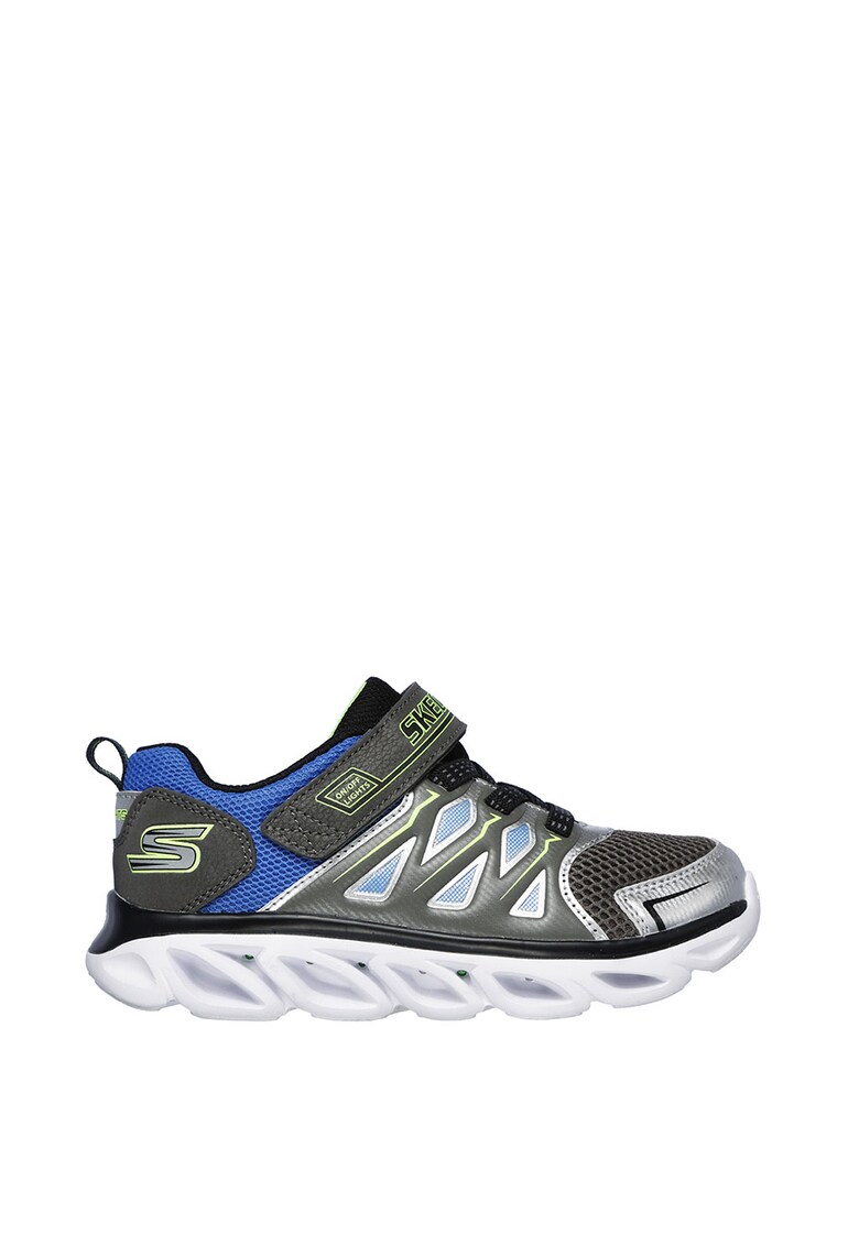 Pantofi sport cu garnituri de piele ecologica S-Lights®-Hypno-Flash 3.0