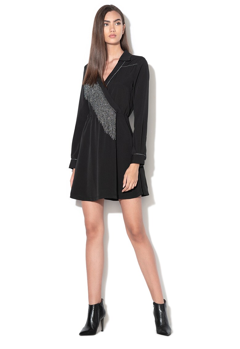 Rochie mini cu franjuri