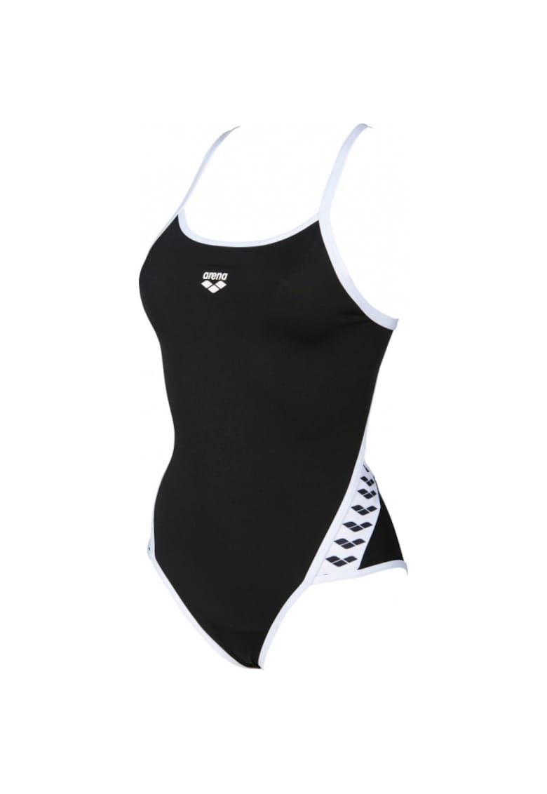 Costum de inot Team Stripe Super Fly pentru femei - Black-White -