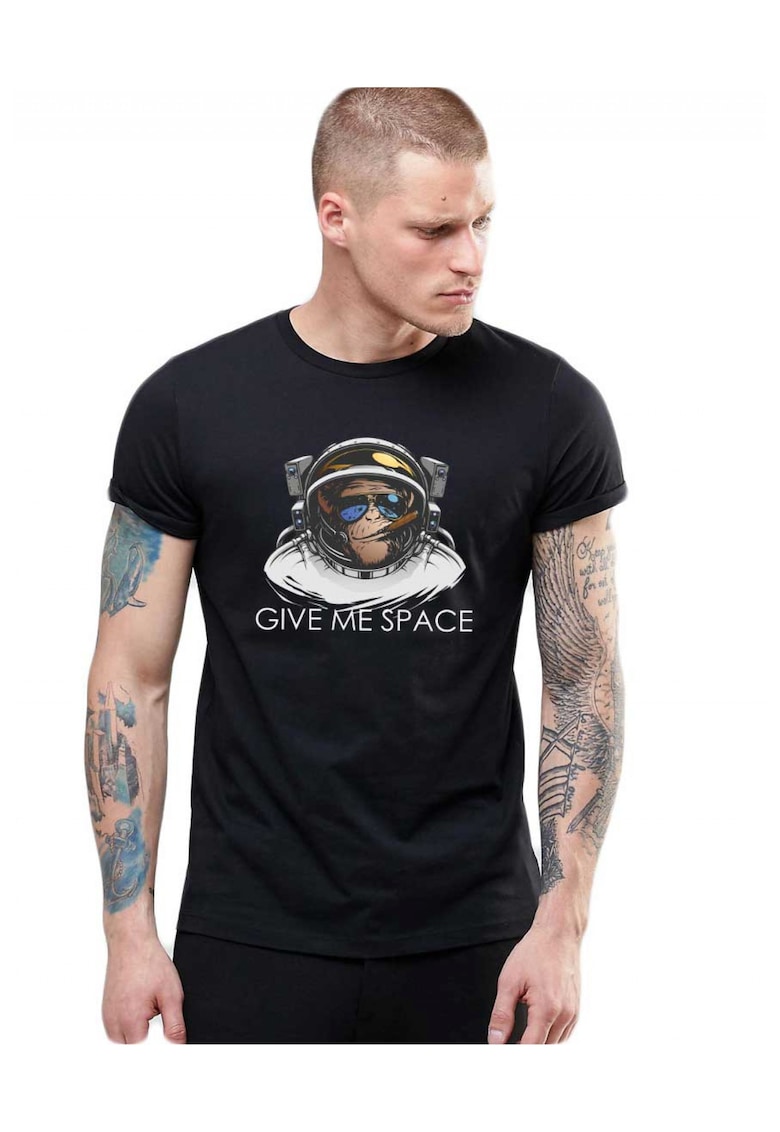 Tricou barbati negru - Give me space