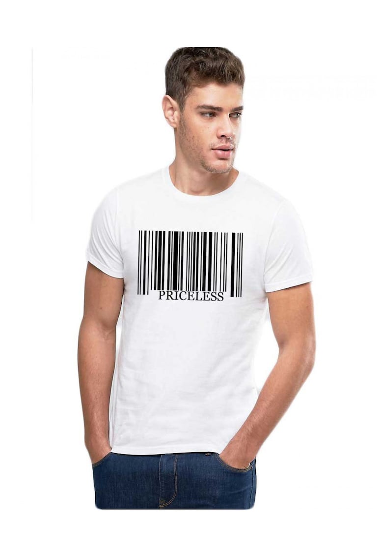 Tricou barbati alb - Priceless