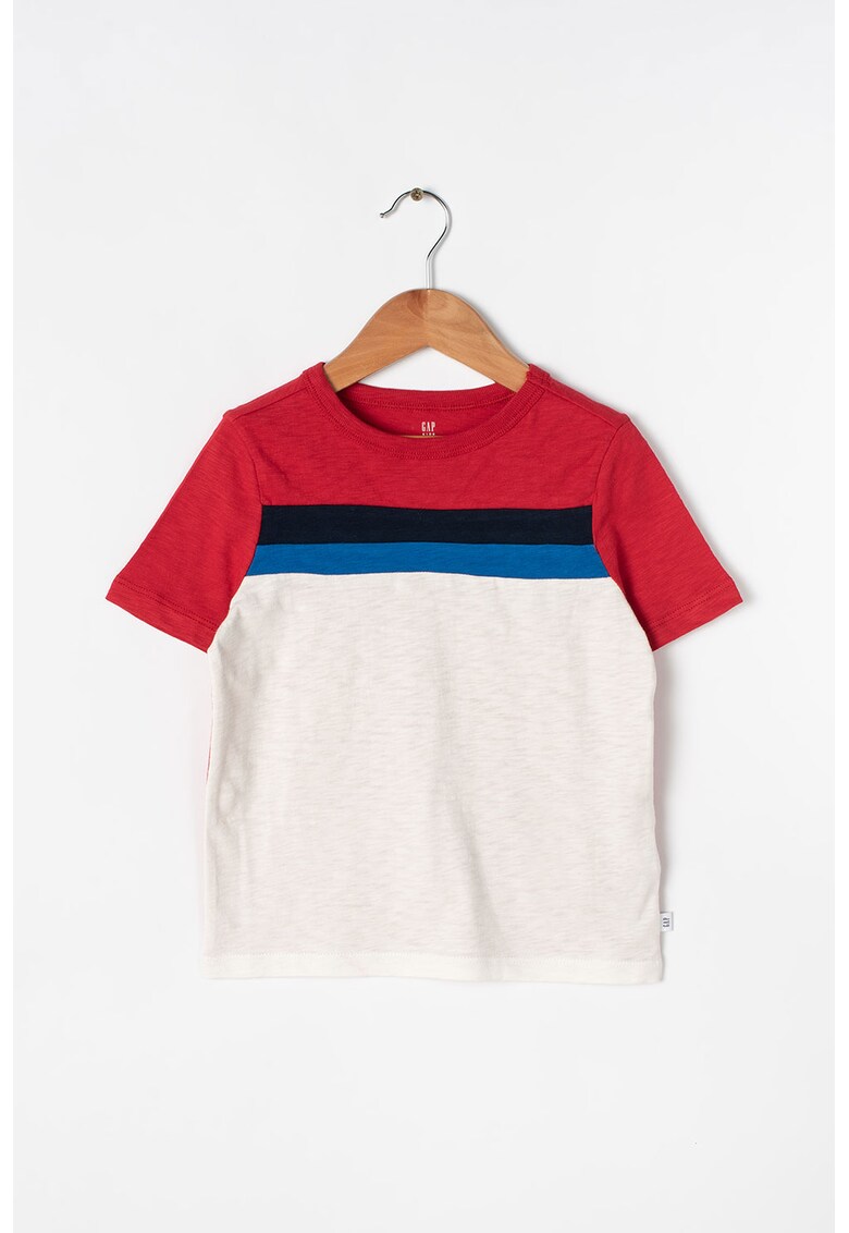 Tricou cu model colorblock