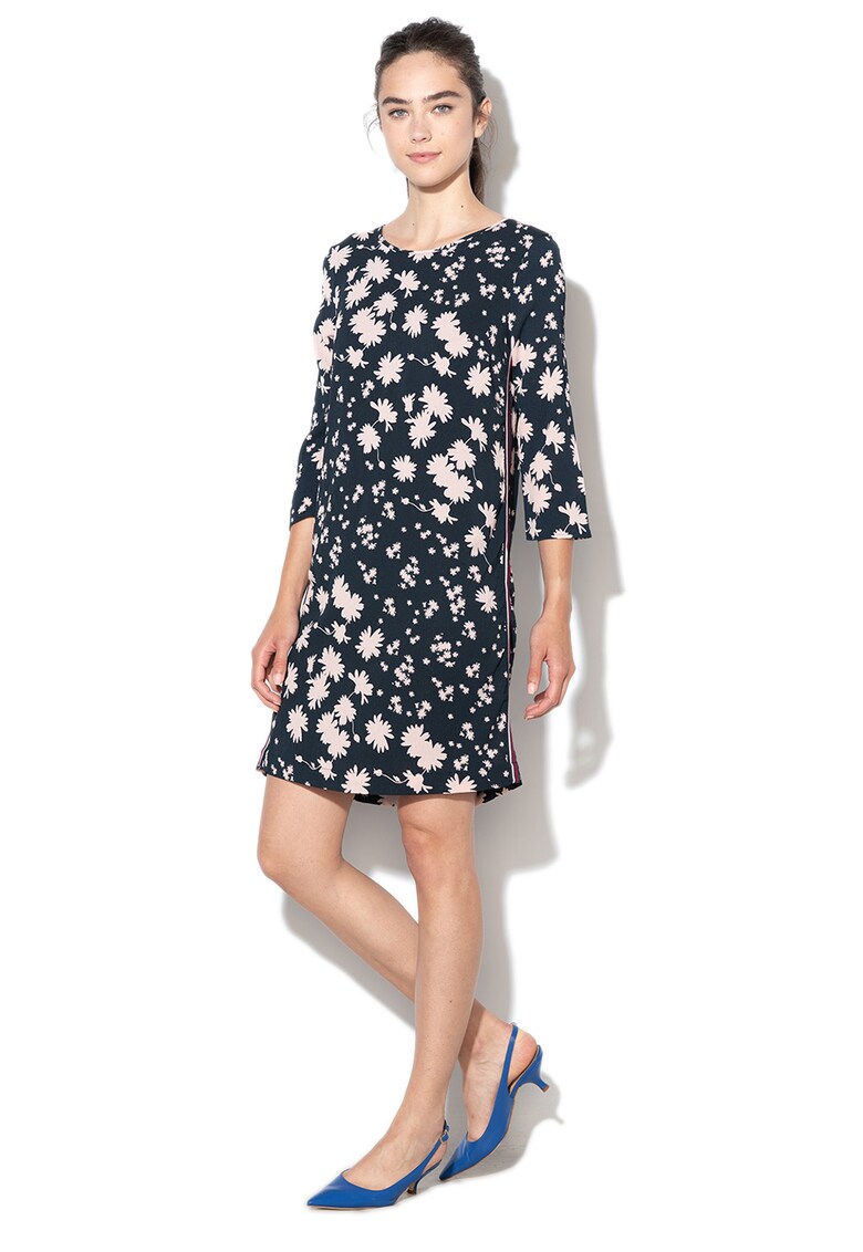 Rochie dreapta cu model floral