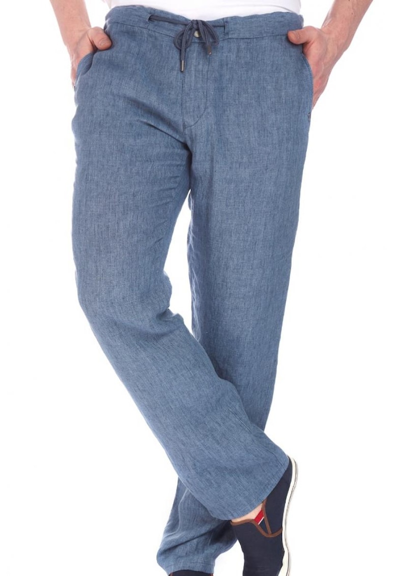 W Wegener Pantaloni Barbati Joker 5693 Albastru