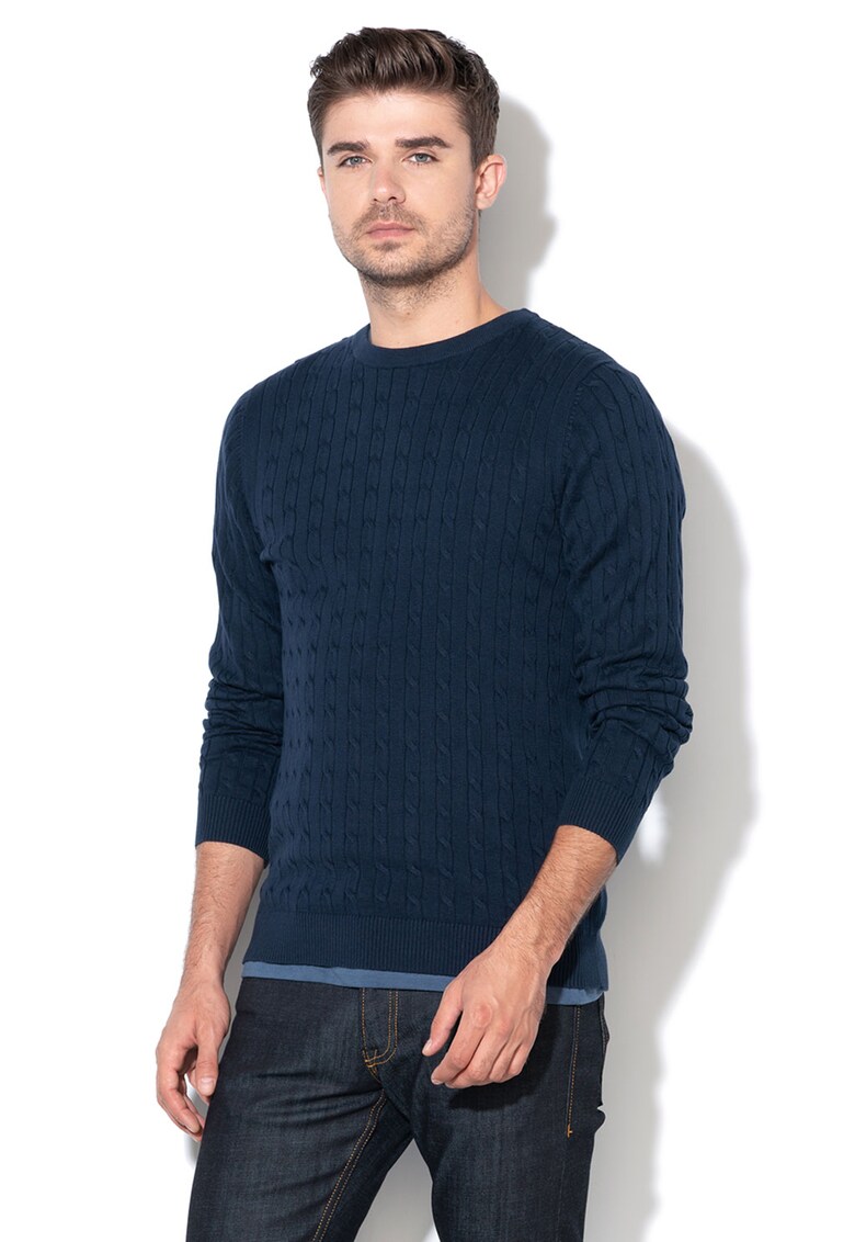 Pulover cu model cu torsade Richard