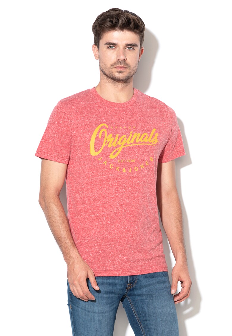 Tricou regular fit cu imprimeu logo Kemble