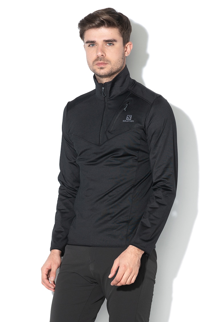Bluza sport cu fermoar scurt - pentru drumetii Discovery