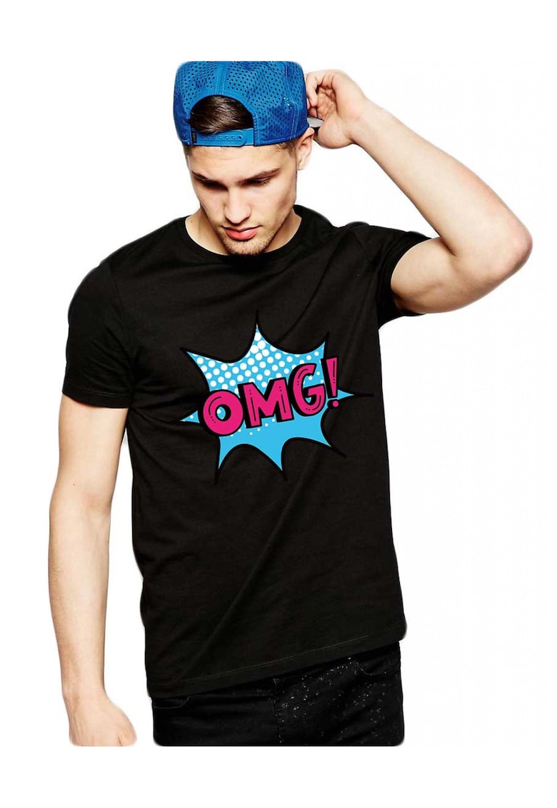 Tricou barbati negru - OMG