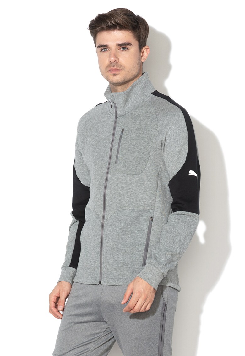 Bluza sport slim fit - cu fermoar Evostripe DryCELL