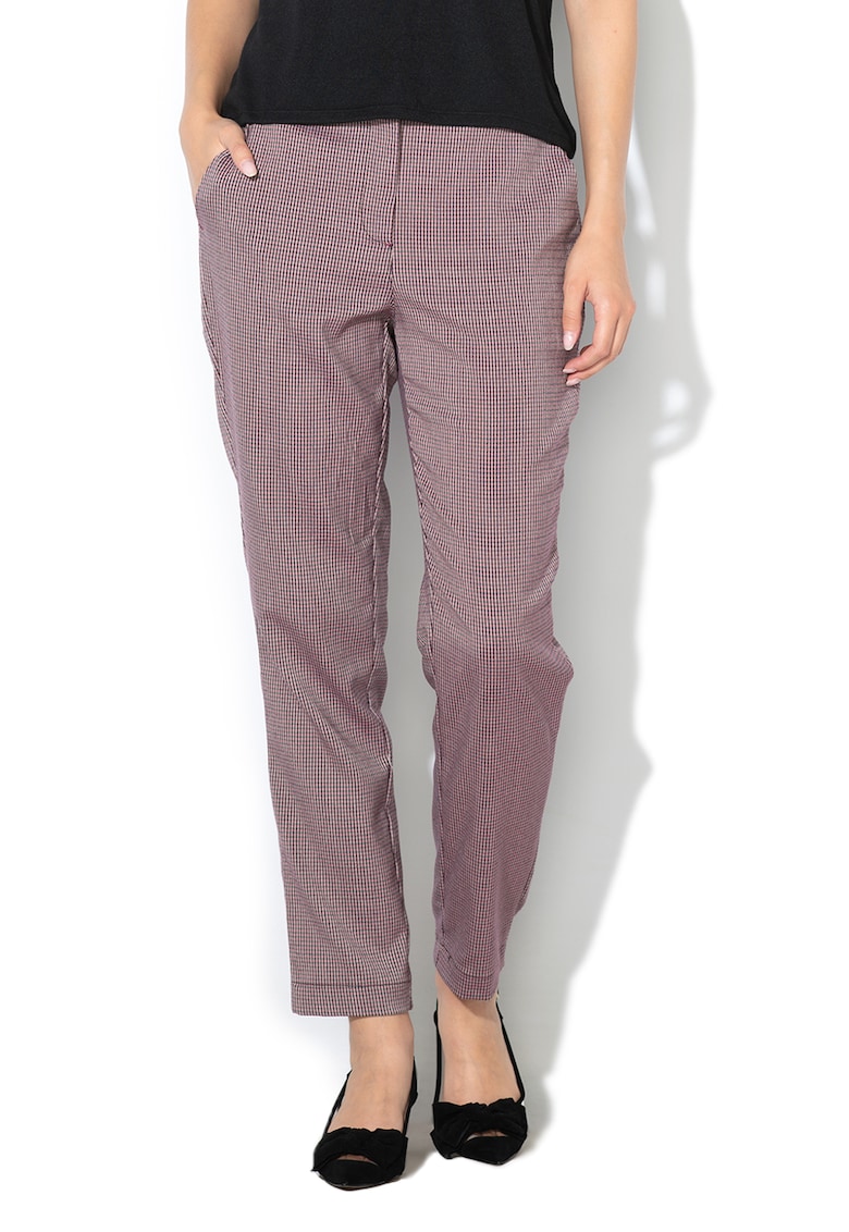 Pantaloni conici cu imprimeu Carnie Moda (10220023-HAWTHORN-ROSE) | Fashion