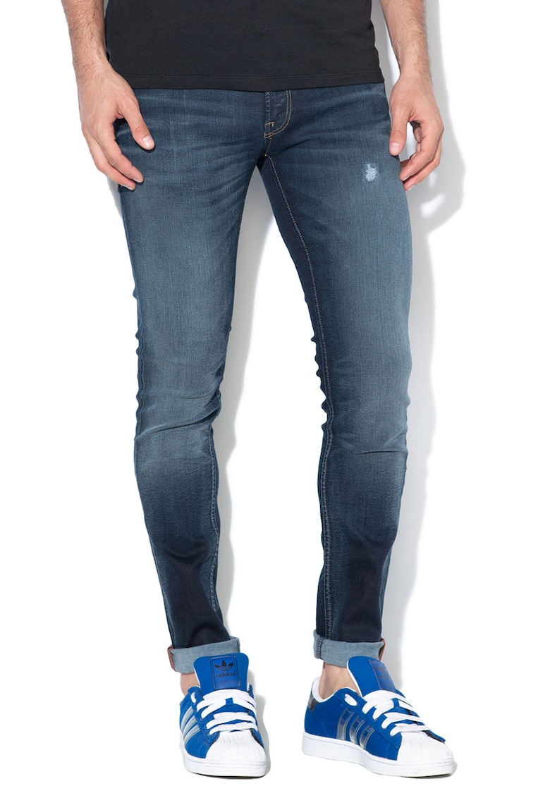 Blugi skinny cu aspect deteriorat Liam