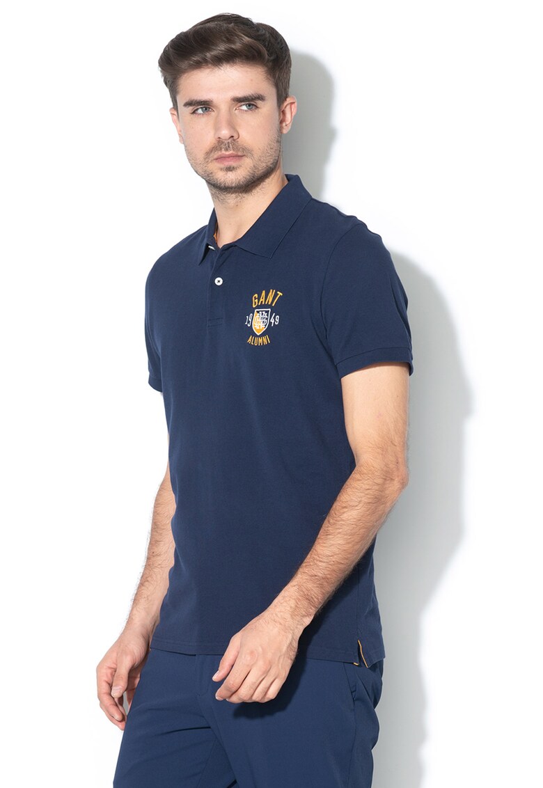 Tricou polo din material pique cu broderie logo