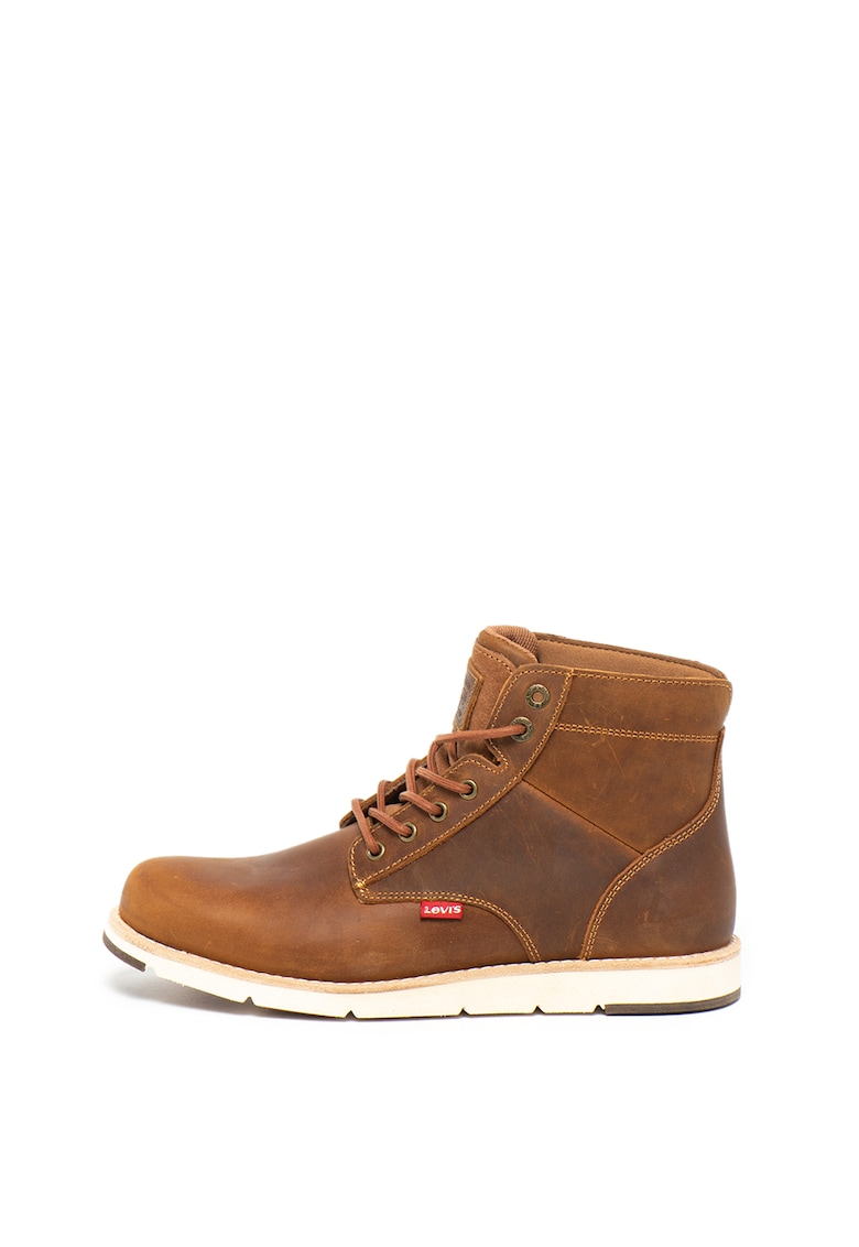 Ghete din piele nabuc Jax Plus