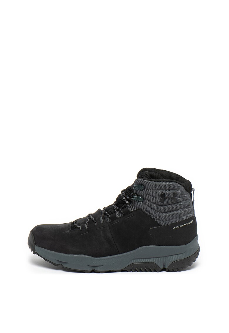 Ghete de piele nabuc si material textil Culver Mid WP