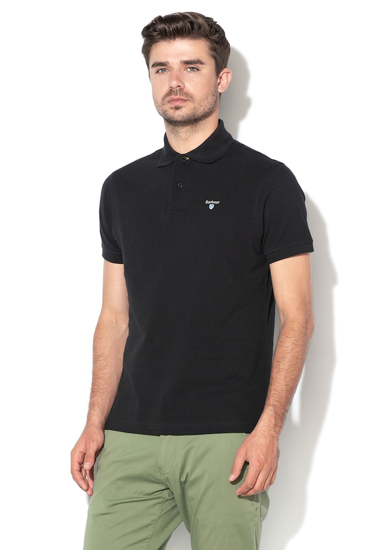 Tricou polo din pique