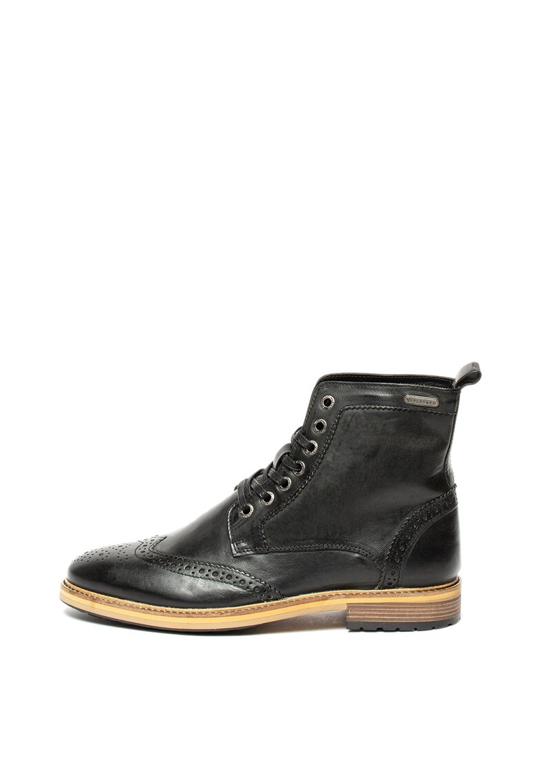 Ghete brogue de piele Shooter Ghete brogue de piele Shooter