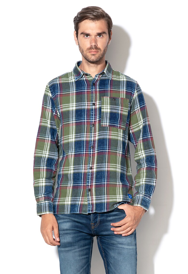 Camasa comfort fit in carouri Henri