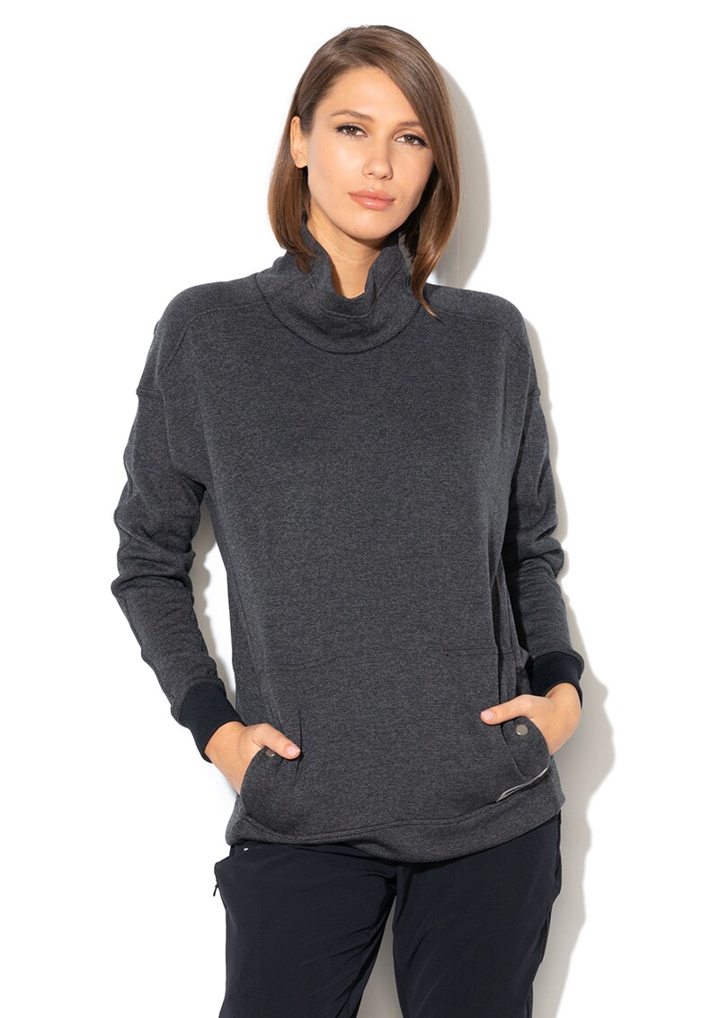 Bluza sport lejera cu buzunare cu capse