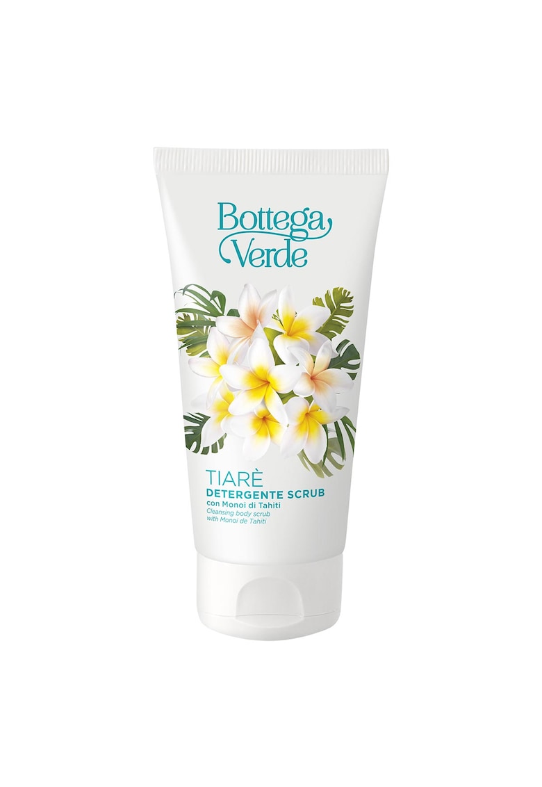 Scrub Hidratant pentru Corp -  Cu Extract de Ulei de Monoi din Tahiti - Tiare - 150 ML - Bottega Verde - Exfoliere Delicata - Netezire si Hidratare Intensa - Textura Cremoasa cu Vitamina E Scrub Hidratant pentru Corp -  Cu Extract de Ulei de Monoi din Tahiti - Tiare - 150 ML - Bottega Verde - Exfoliere Delicata - Netezire si Hidratare Intensa - Textura Cremoasa cu Vitamina E