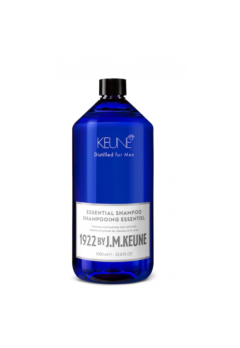 Sampon barbati 2 in 1 pentru toate tipurile de par 1922 Essential Shampoo - 1000 ml - 1 l