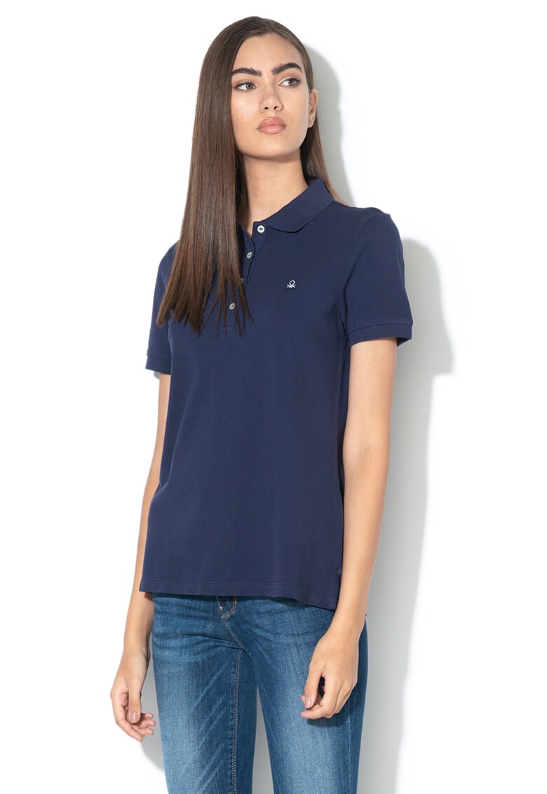 United Colors of Benetton Tricou polo cu logo brodat
