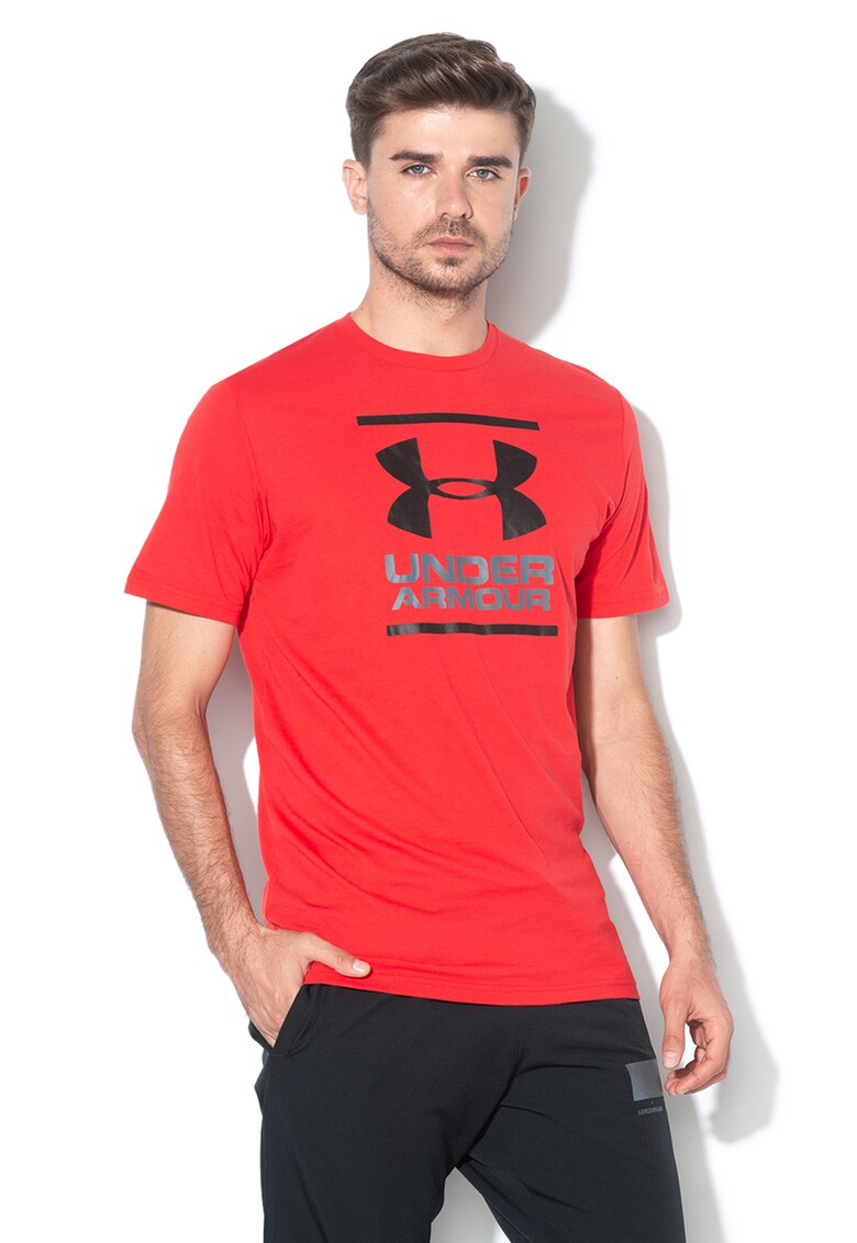 Tricou lejer cu imprimeu logo - pentru fitness