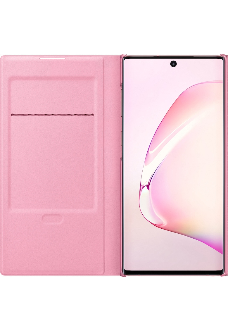 Husa de protectie LED View pentru Galaxy Note 10 - Pink