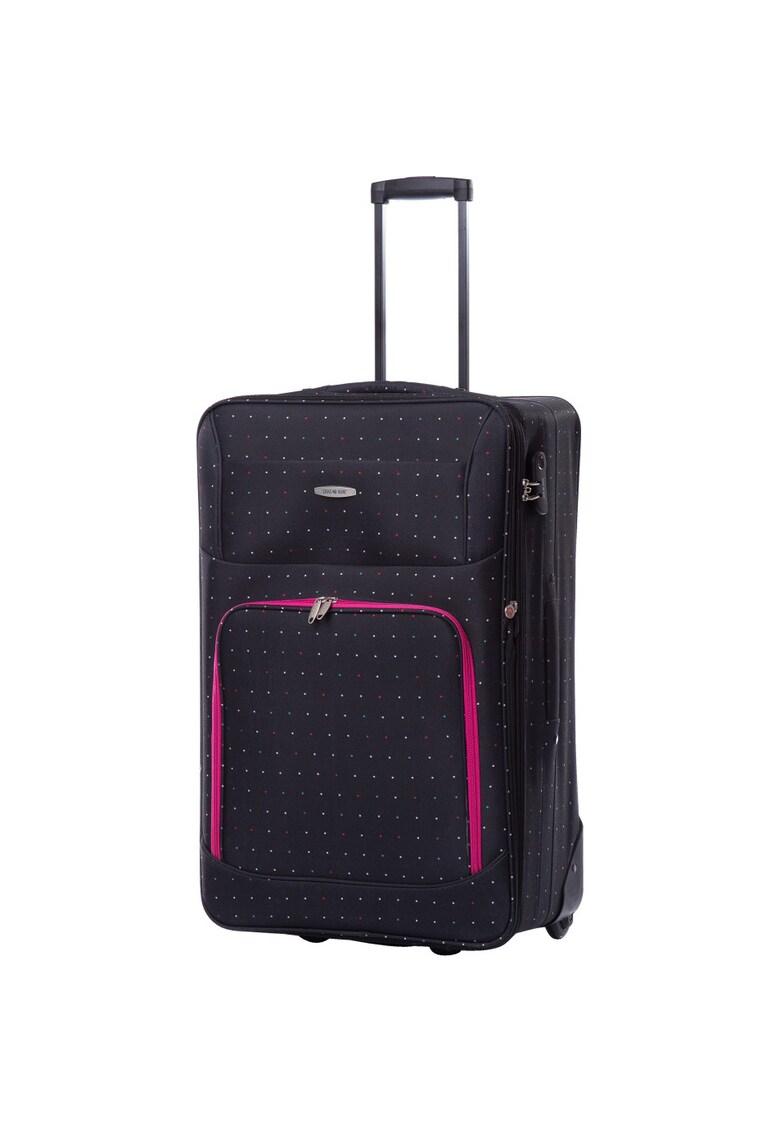 Troller Aspire - Negru/Fucsia - 74x46x26 cm