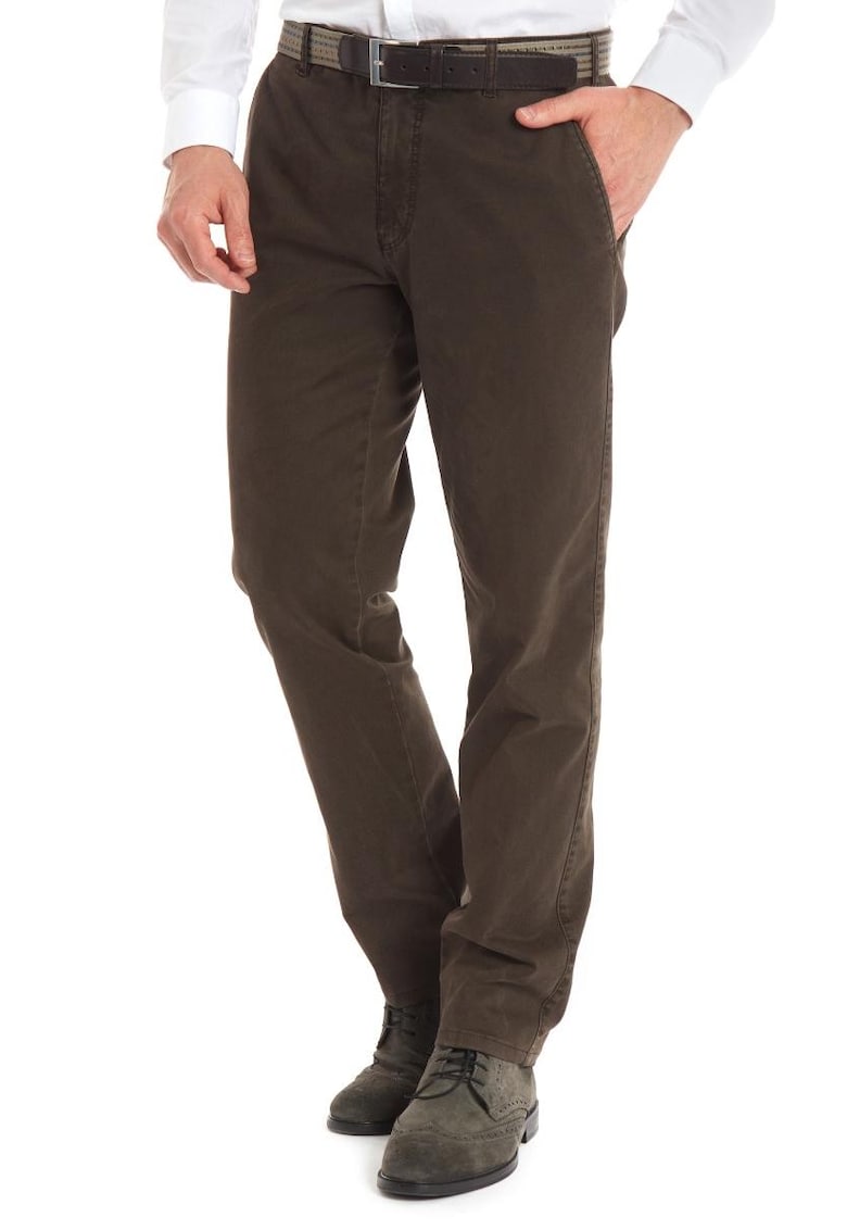 Meyer Pantaloni bărbați Bonn 6447 Maro
