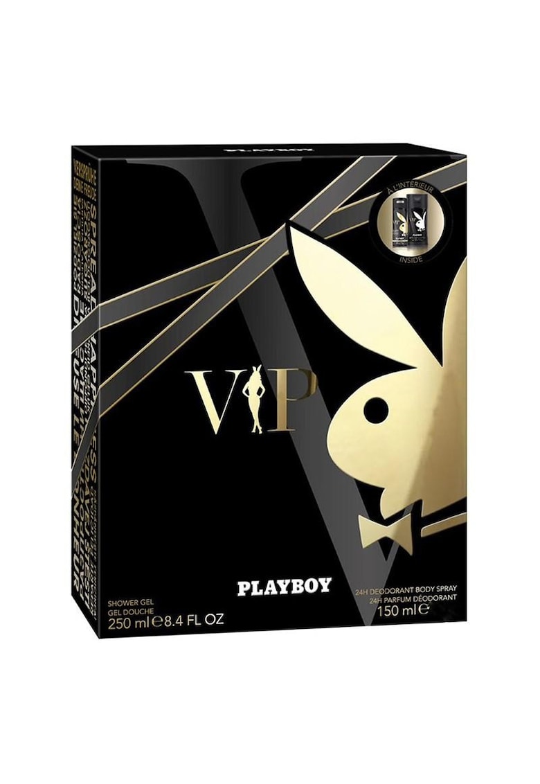 Deodorant spray 150 ml  Vip+Gel dus Playboy Vip 250 ml