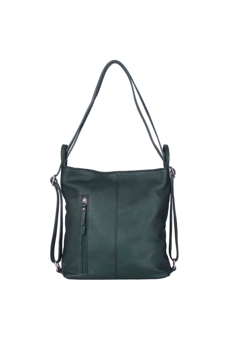 Geanta rucsac 2-in-1 din piele naturala Alesandra