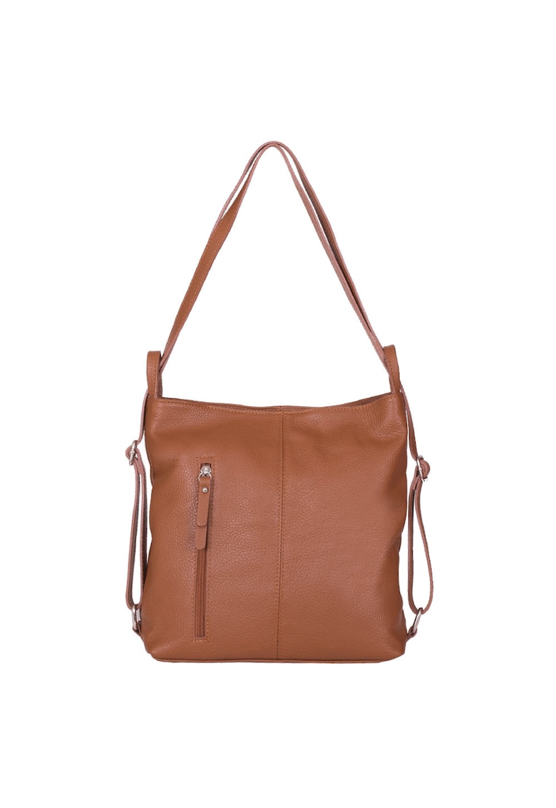 Geanta rucsac 2-in-1 din piele naturala Alesandra