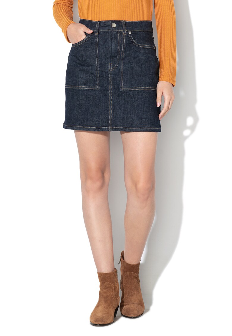 Fusta mini din denim Mia