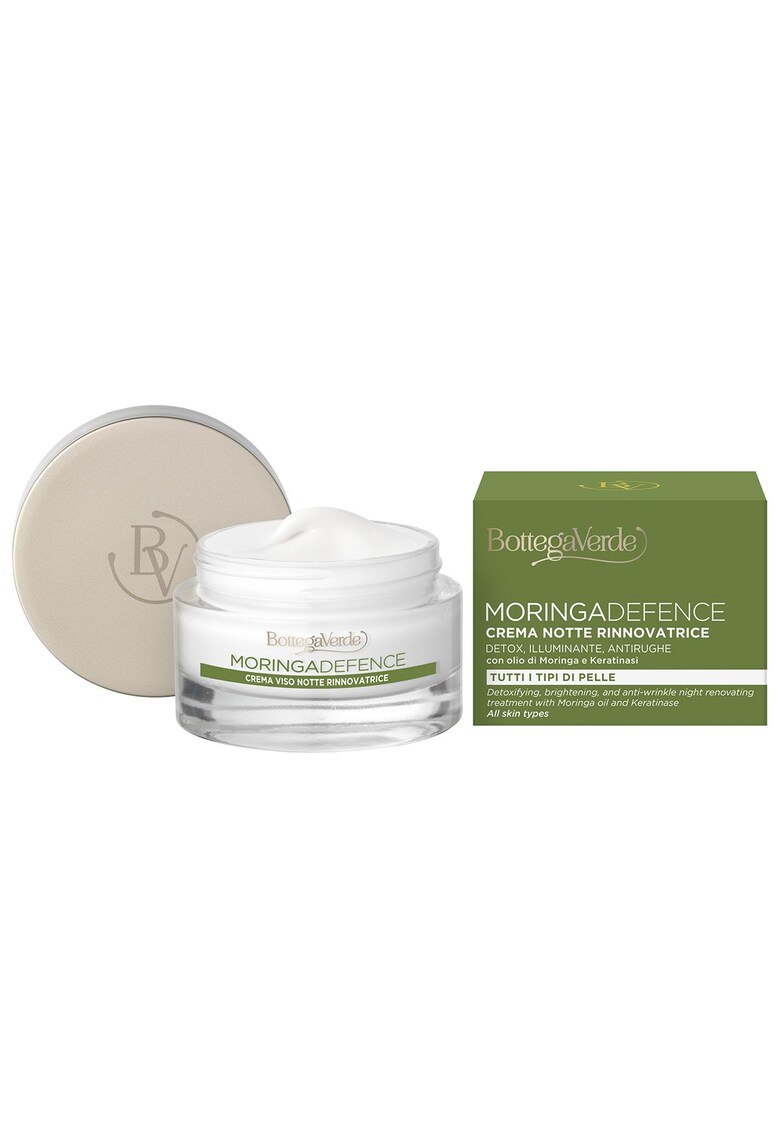 Crema de noapte detoxifianta si iluminata cu ulei de Moringa si Oxygeskin - Moringa Defence - 50 ML - Crema de noapte detoxifianta si iluminata cu ulei de Moringa si Oxygeskin - Moringa Defence - 50 ML -