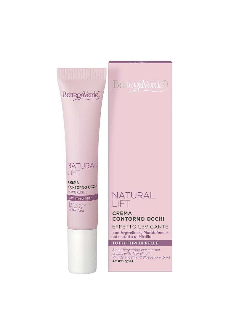 Crema pentru ochi - cu Argireline si extract de afine - potrivita fiecarui tip de ten - pentru un ten luminos si radiant - Natural Lift - 15 ML -