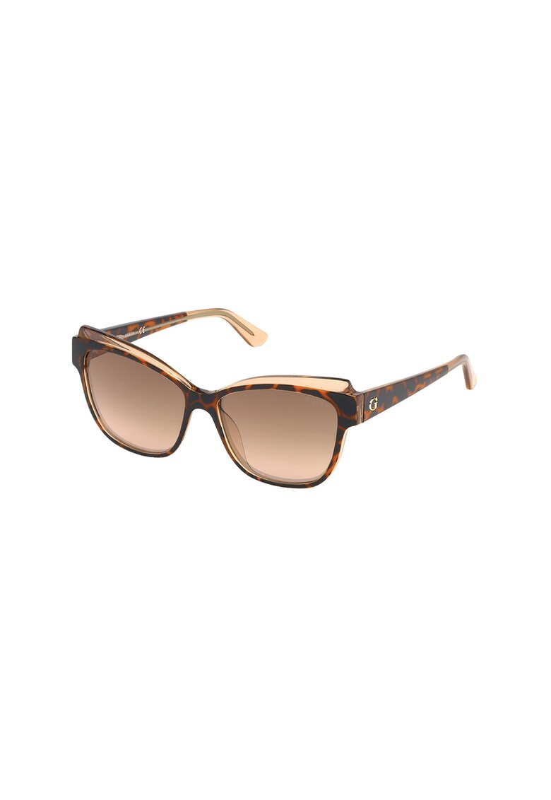 Ochelari de soare cat-eye cu lentile oglinda