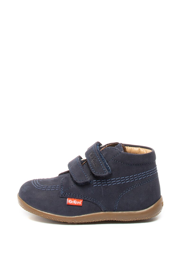 Ghete de piele nabuc - cu velcro Billy