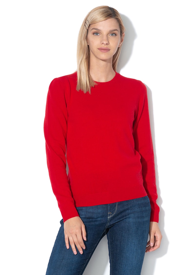 Pulover tricotat fin - de lana virgina