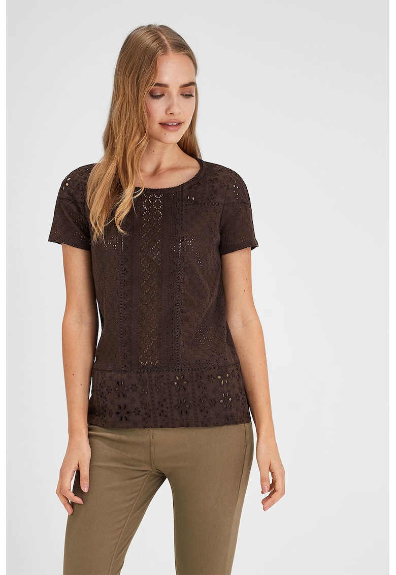 Tricou brodat de bumbac