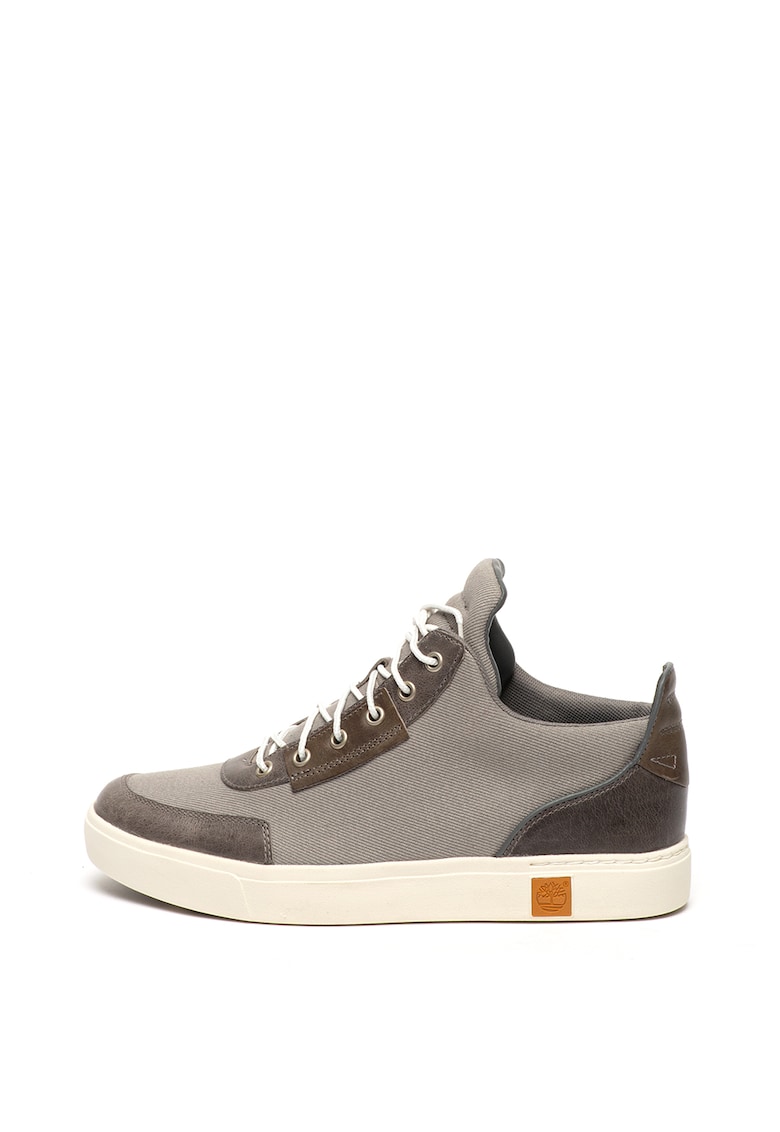 Pantofi casual usori cu garnituri de piele