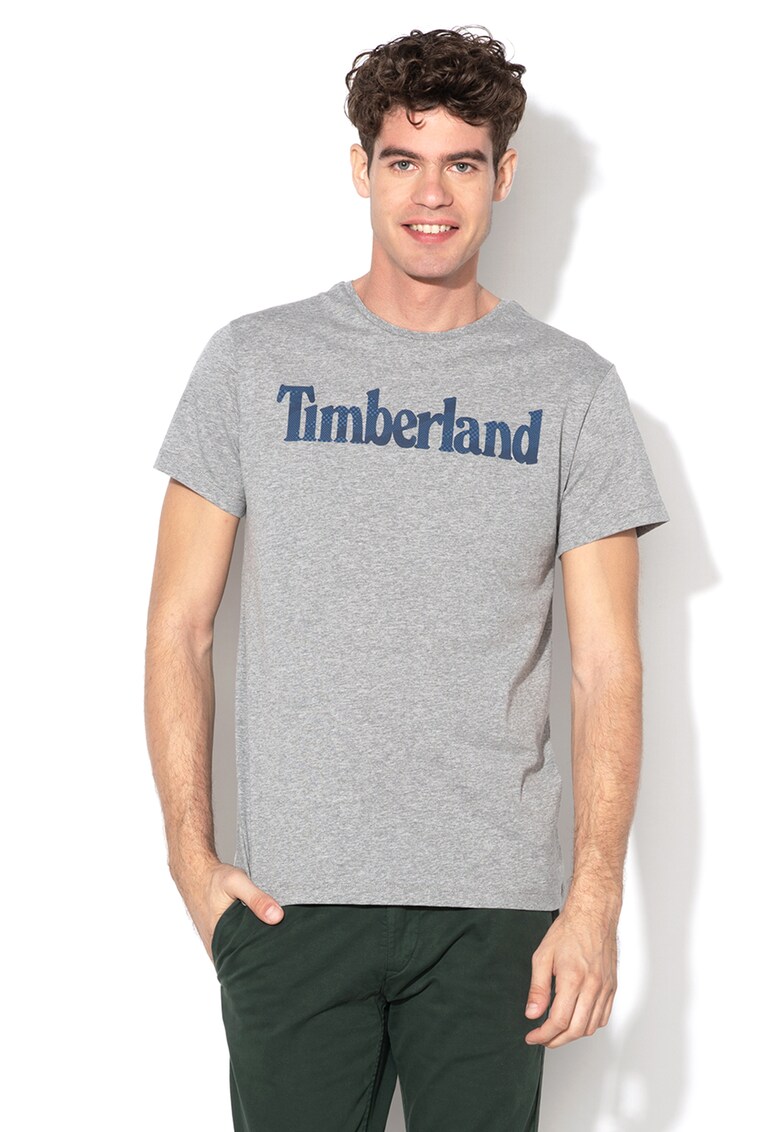 Tricou slim fit cu imprimeu logo