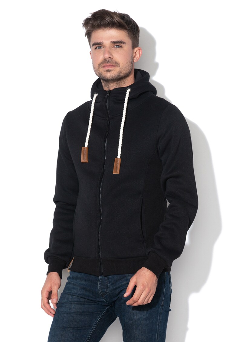 Hanorac cu captuseala din fleece si fermoar Froide