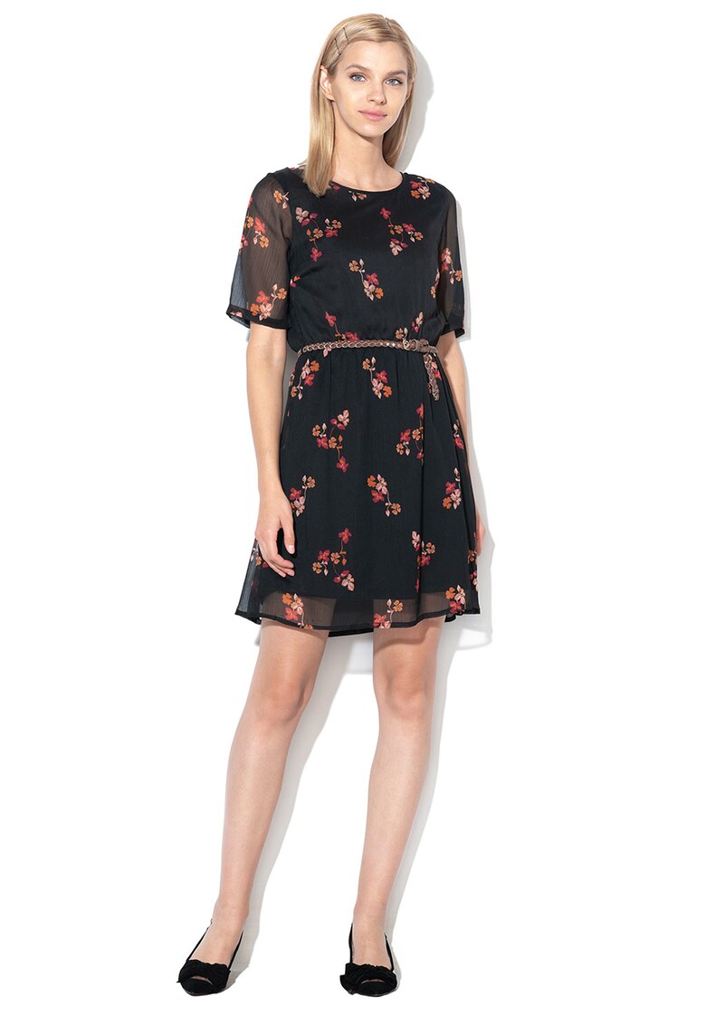 Rochie mini cu model floral Carina