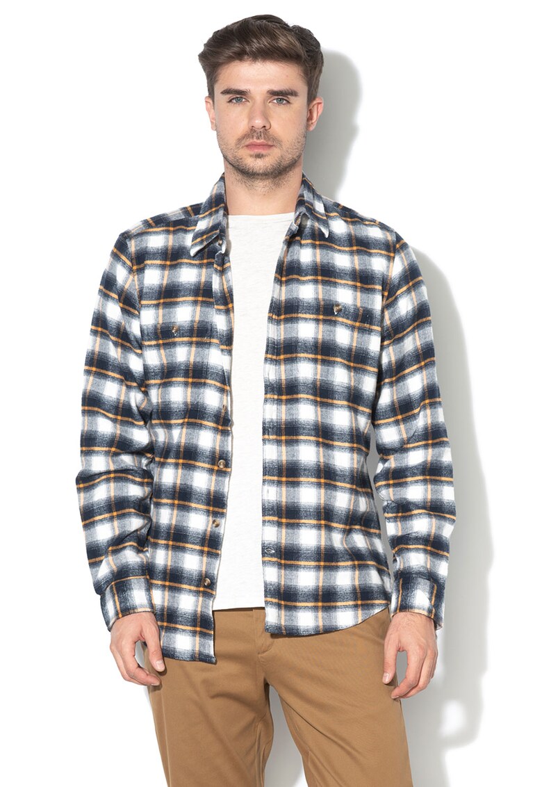 Camasa standard fit de flanel - in carouri