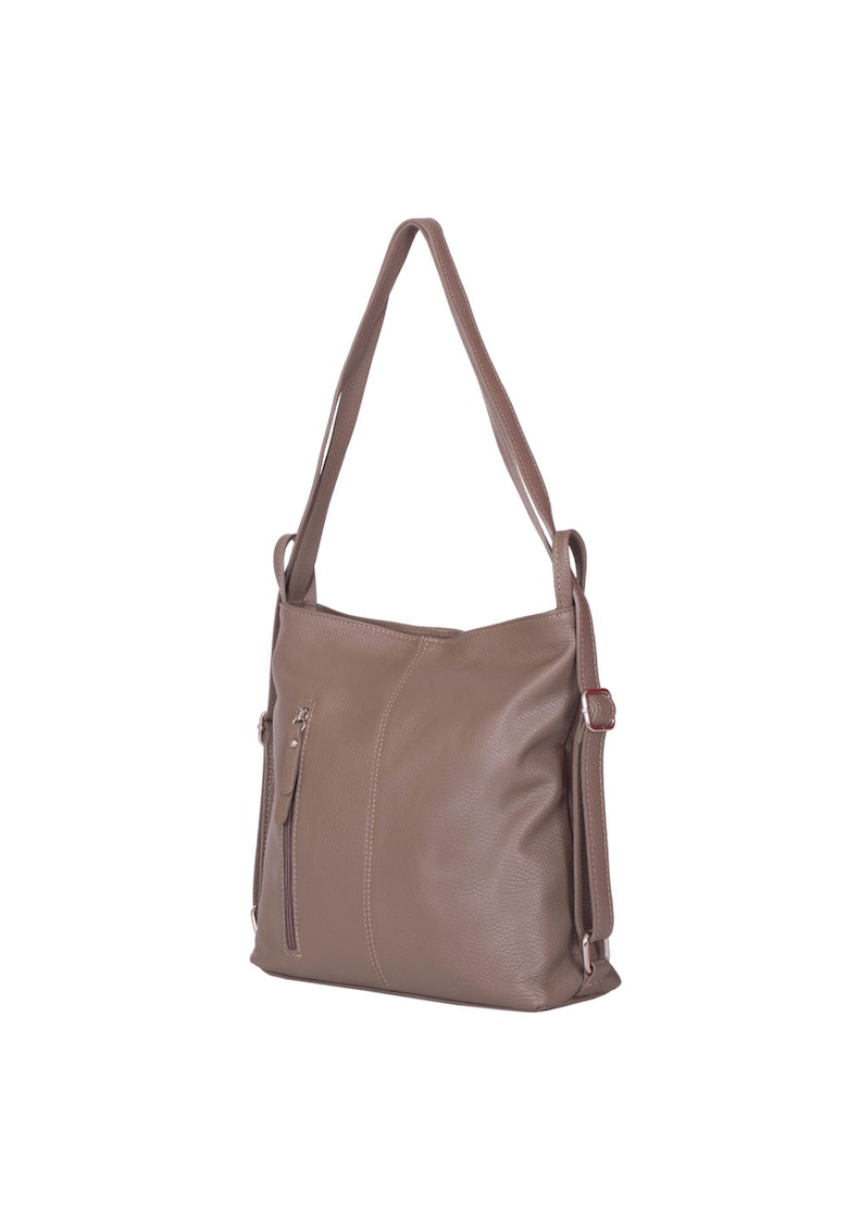 Geanta rucsac 2-in-1 din piele naturala Alesandra