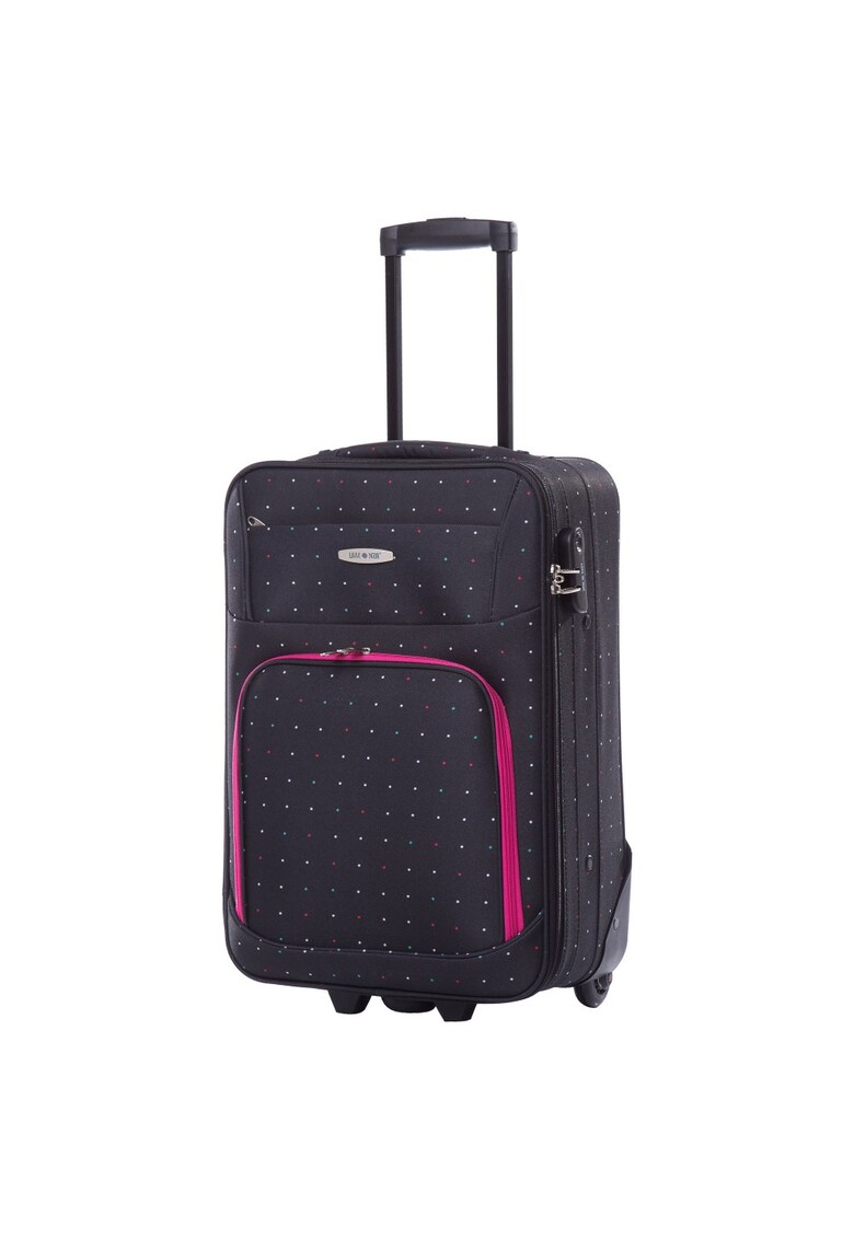 Troller Aspire - Negru/Fucsia - 55x36x20 cm