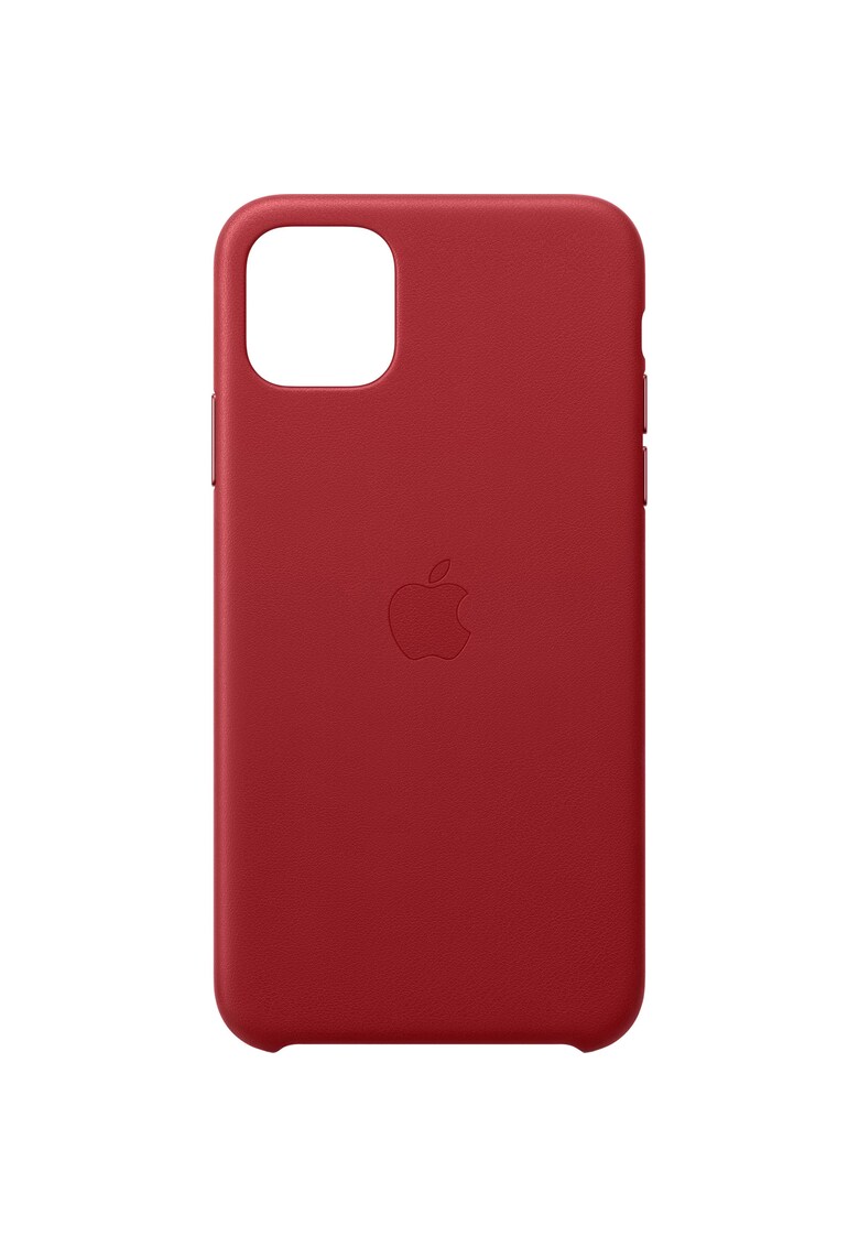 Husa de protectie pentru iPhone 11 Pro Max - Piele - Red