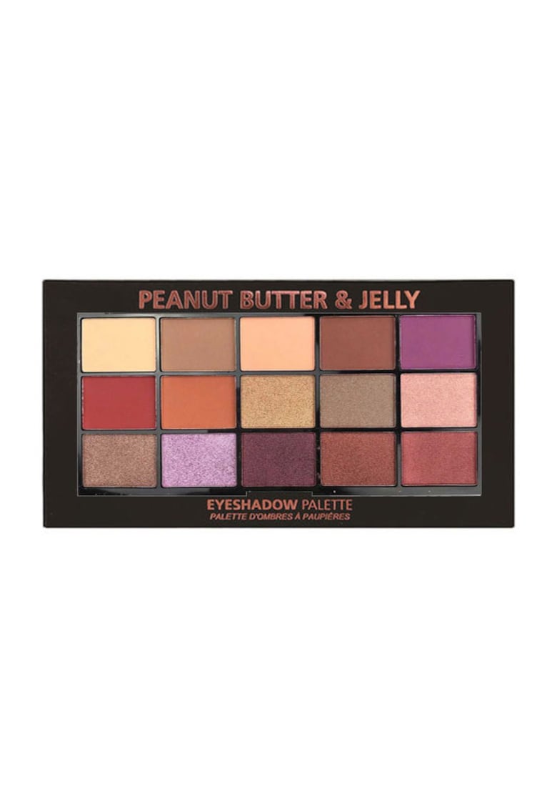 Paleta Profesionala de Farduri  15 Pressed Pigment Palette - Peanut Butter & Jelly - 15 Culori - 30 g 17510