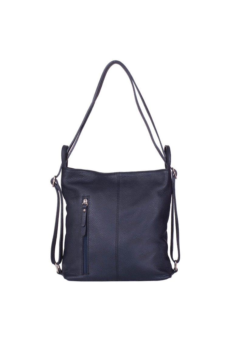 Geanta rucsac 2-in-1 din piele naturala Alesandra